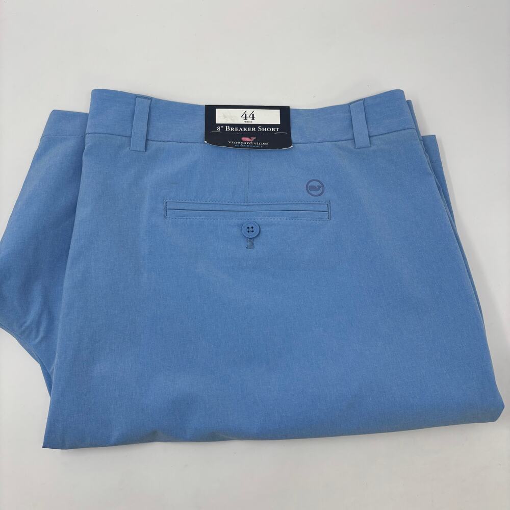 Vineyard Vines Performance Mens Sz44 Blue Flat Front Breaker Shorts NWT